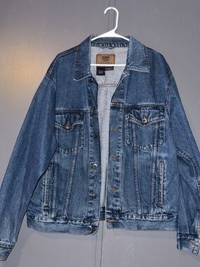 Classic Men's Blue Denim Jacket - Route 66